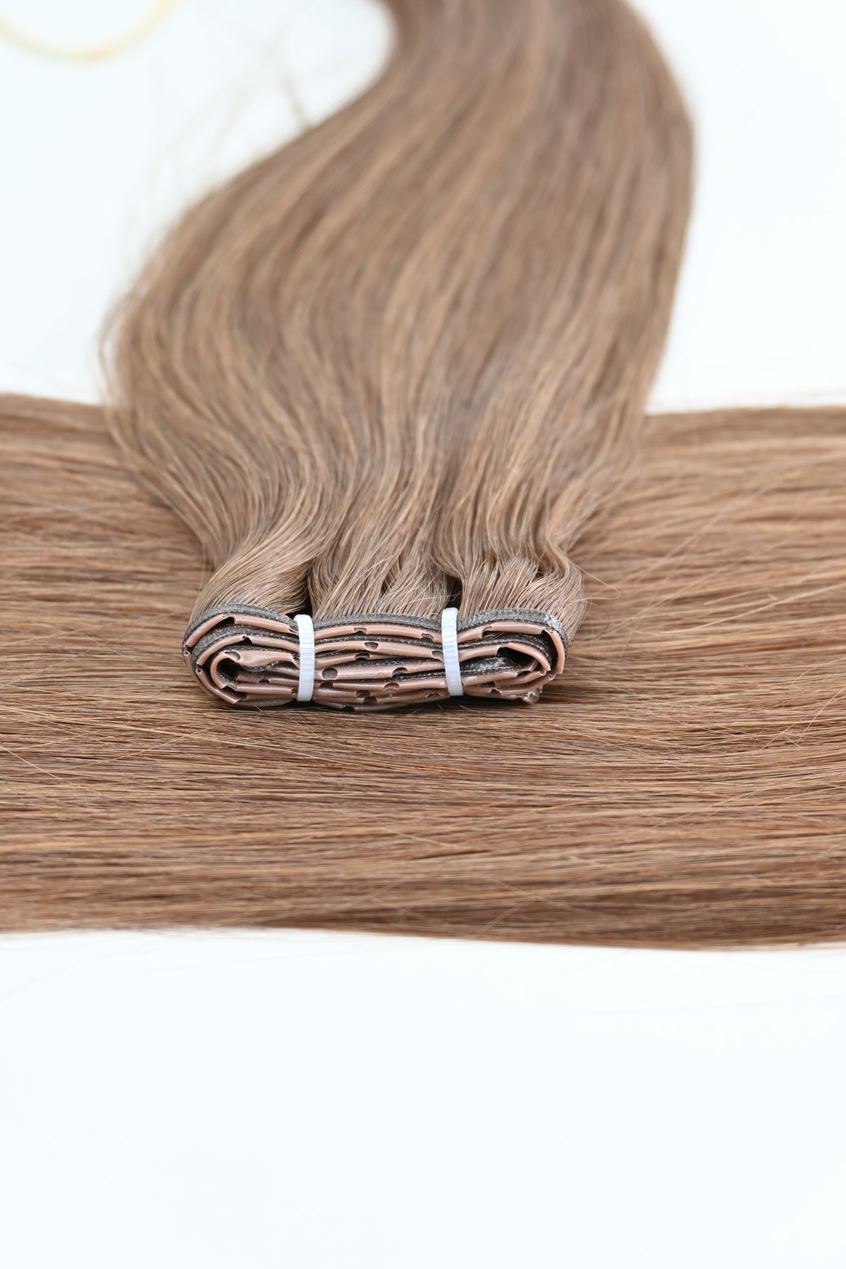 Butterfly Weft Hair Extensions - Ash Brown - 4.4#