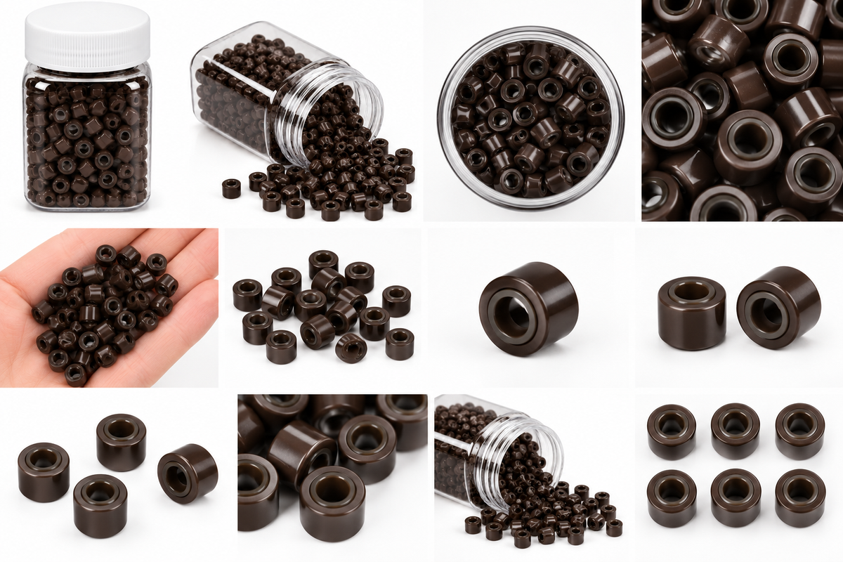 Nano Absolute Hair Extension Beads – Chocolate Brown