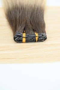 Butterfly Weft Hair Extensions - Mocha Beige Blonde Ombre - 2T/ICE#