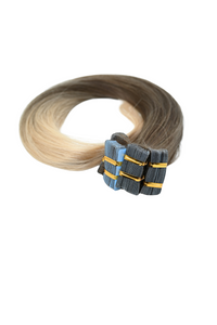 Invisible Tape Hair Extensions – Ash Beige Long Root Ombre – 3T/NOR-1/3#