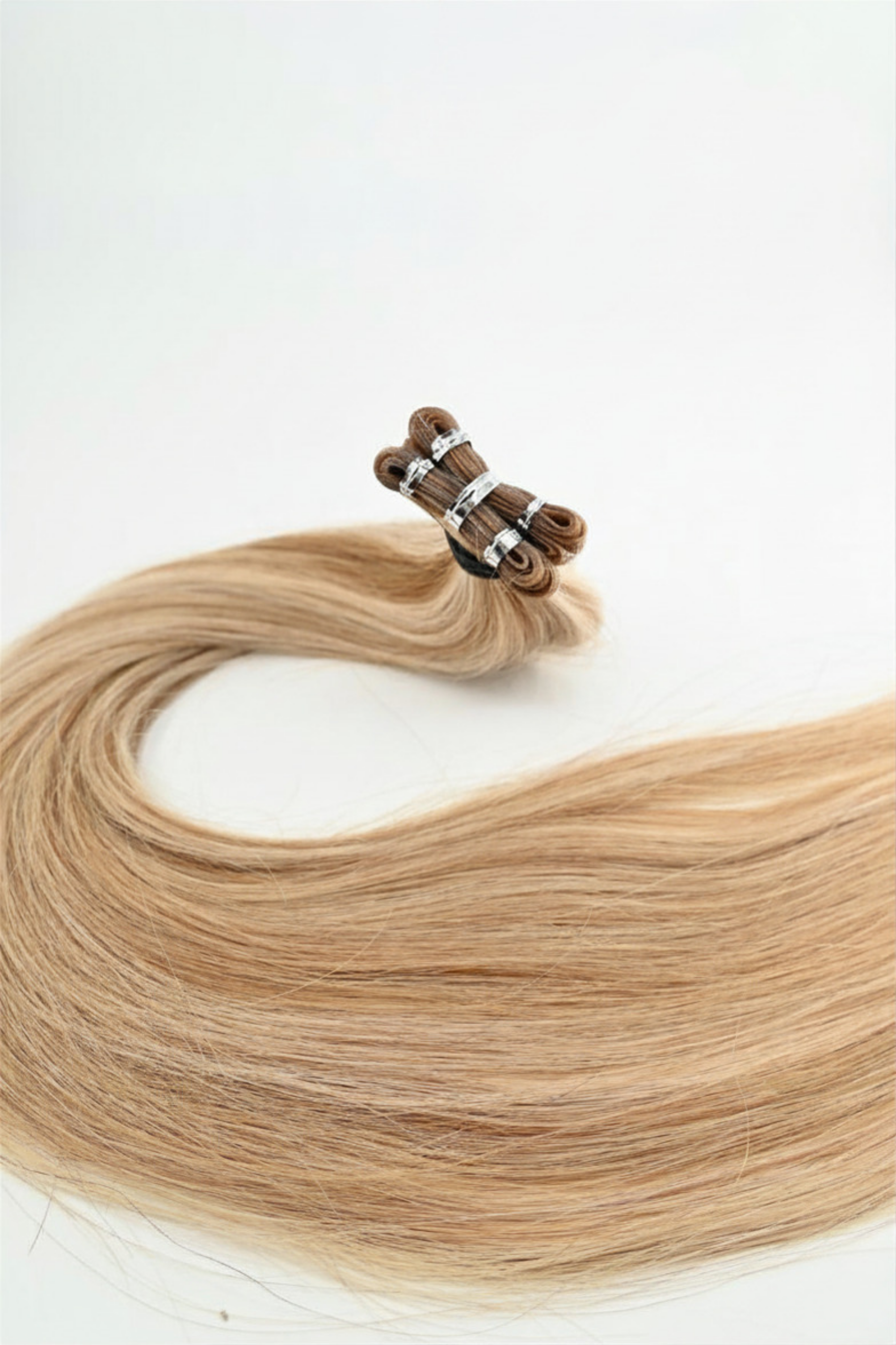 Genius Weft Hair Extensions – Balayage Mix Blonde/Brown – 65cm/26 inch