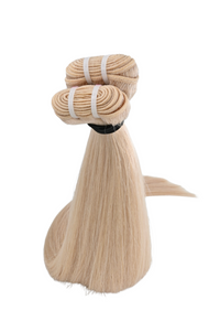 Double Drawn Hair - Weft in Hair Extensions - Platinum Beige | 65 cm