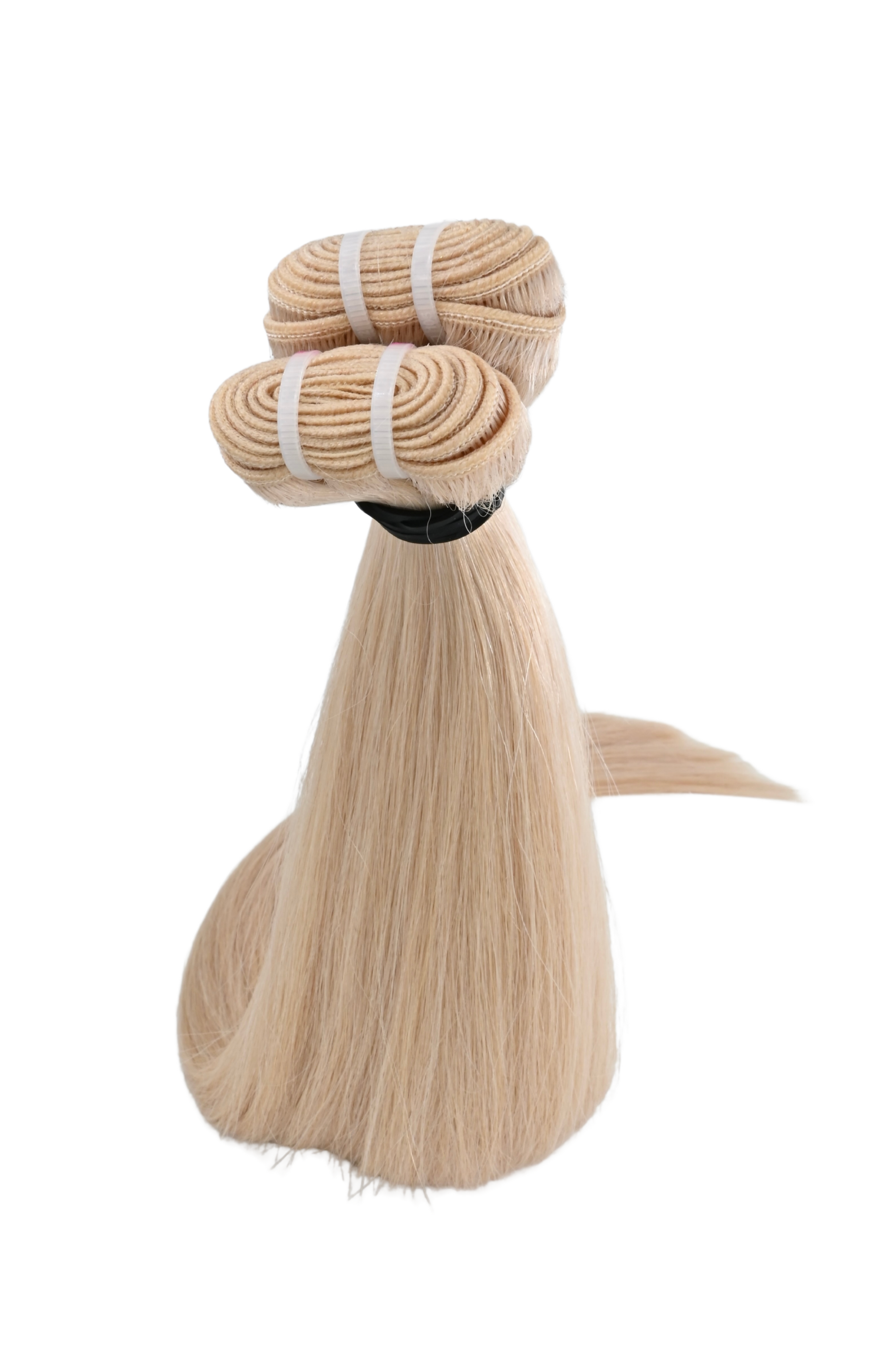 Double Drawn Hair - Weft in Hair Extensions - Platinum Beige | 65 cm