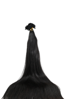 Double Drawn Hair - Keratin Bond Hair Extensions (1g per Strand) - Brown | 65 cm