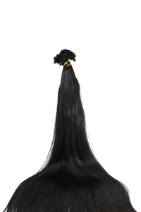 Double Drawn Hair - Keratin Bond Hair Extensions (1g per Strand) - Brown | 65 cm