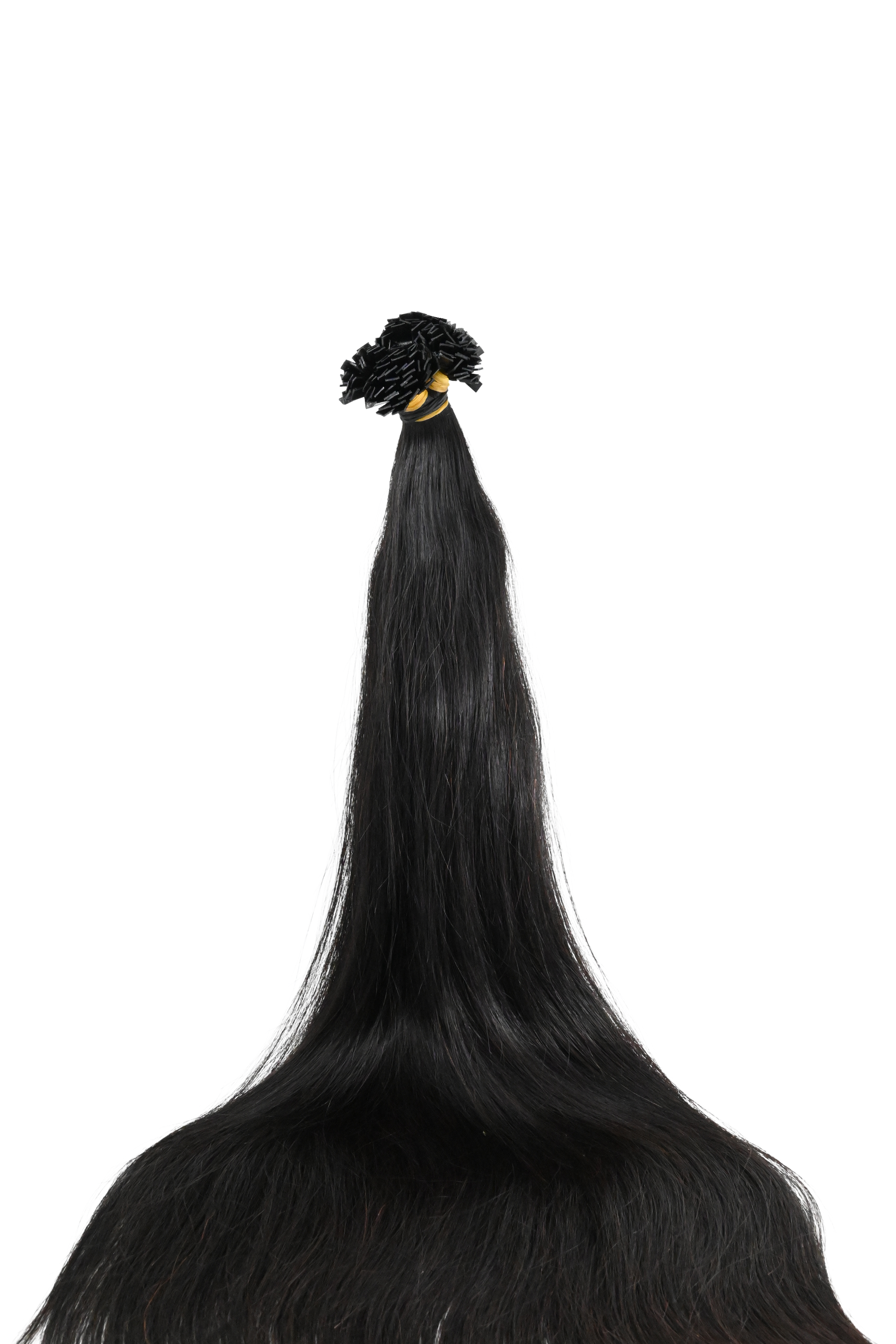 Double Drawn Hair - Keratin Bond Hair Extensions (1g per Strand) - Brown | 65 cm