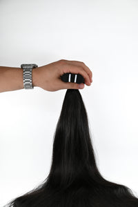 Double Drawn Hair - Weft in Hair Extensions - Natural | 65 cm