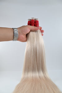 Endonezya Beyaz Platin Rengi Ham Saç