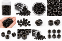 Nano Absolute Hair Extension Beads – Black