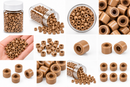 Nano Absolute Hair Extension Beads – Milk Coffee Brown