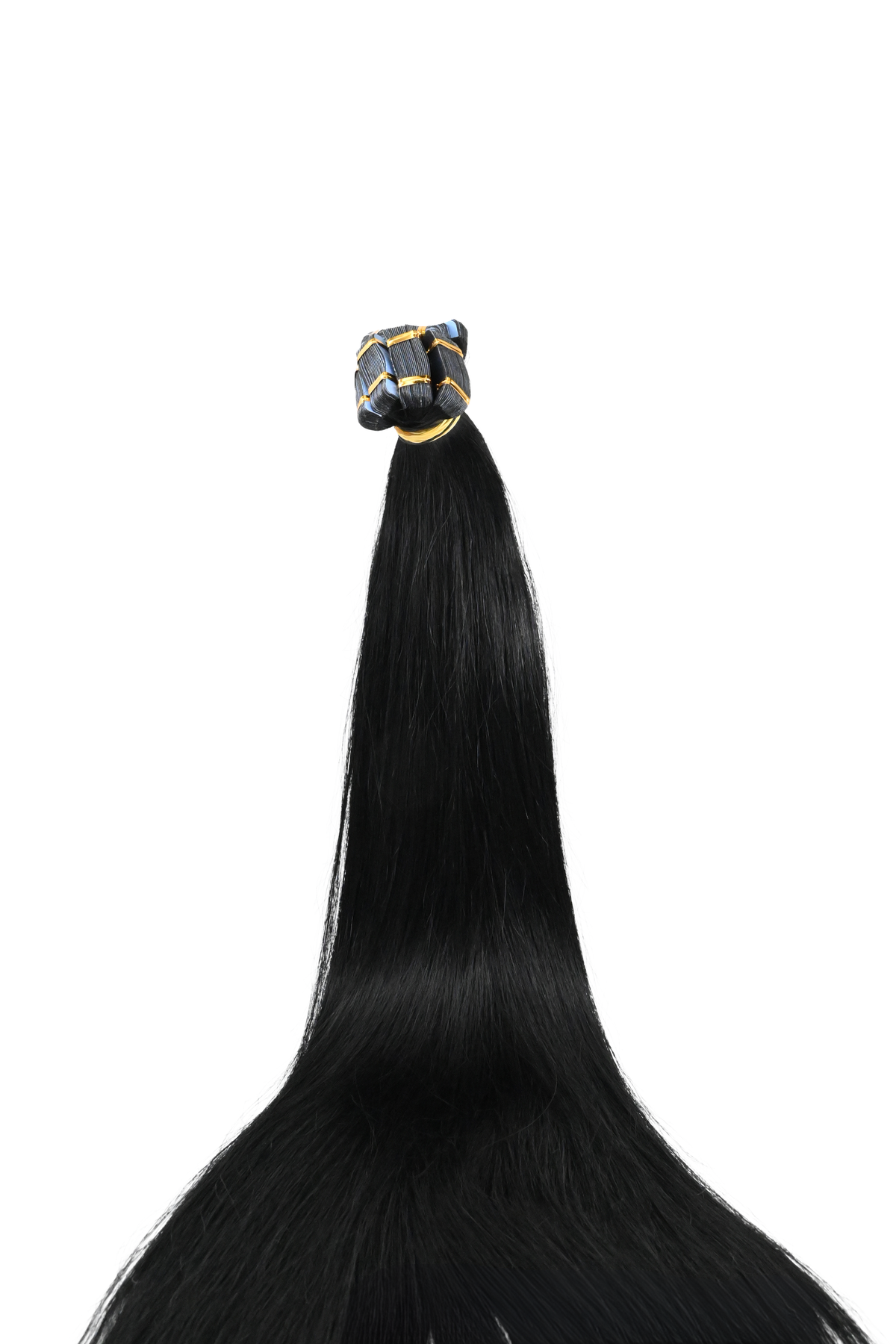 Tape in Double Hair Extensions | Black | 65cm | - Color Code ( 1-# )