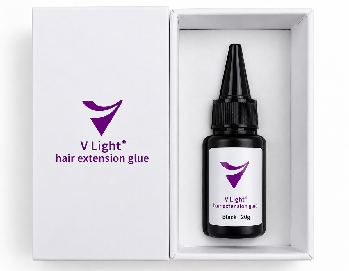 V-Light Hair Extension Glue – Black 20g