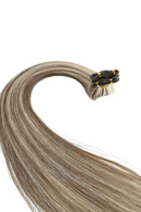 Genius Weft Hair Extensions – Golden Blonde Highlight Mix – 65cm/26 inch|- Color Code (P4-60# )