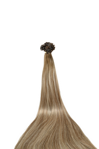 Cheveux 100 % Humains Épais de la Racine aux Pointes – Extensions Micro kératine d' 1 Gramme – Blond Polaire  | 65 cm