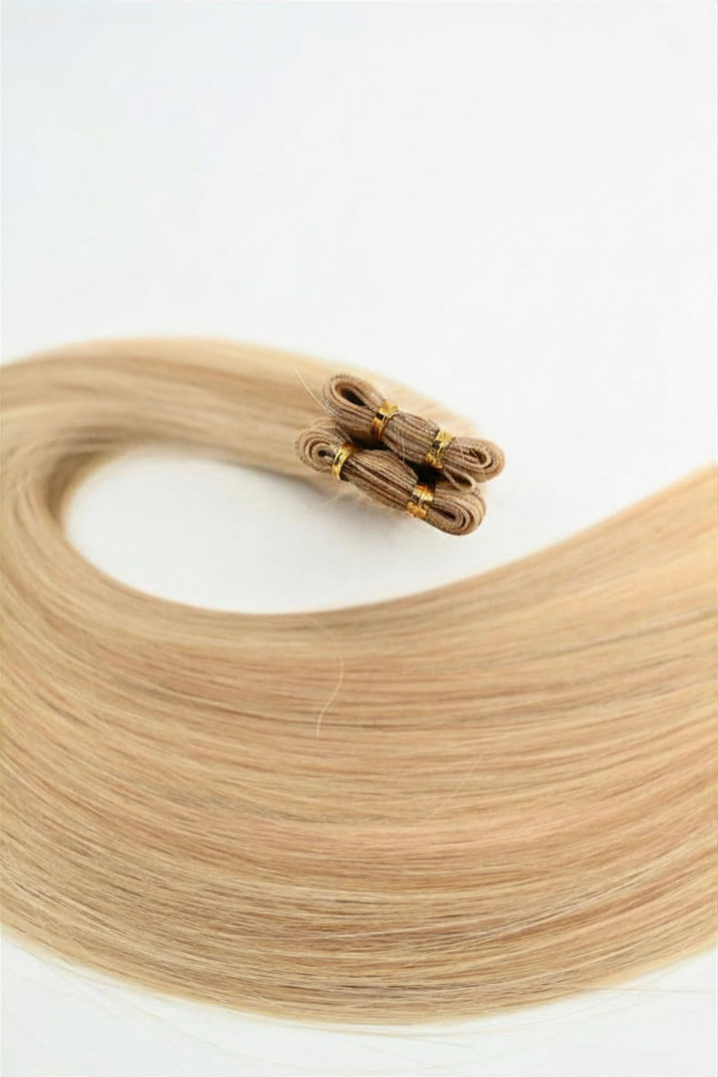 Genius Weft Hair Extensions – Beige Blonde Highlight Mix – 65cm/26 inch