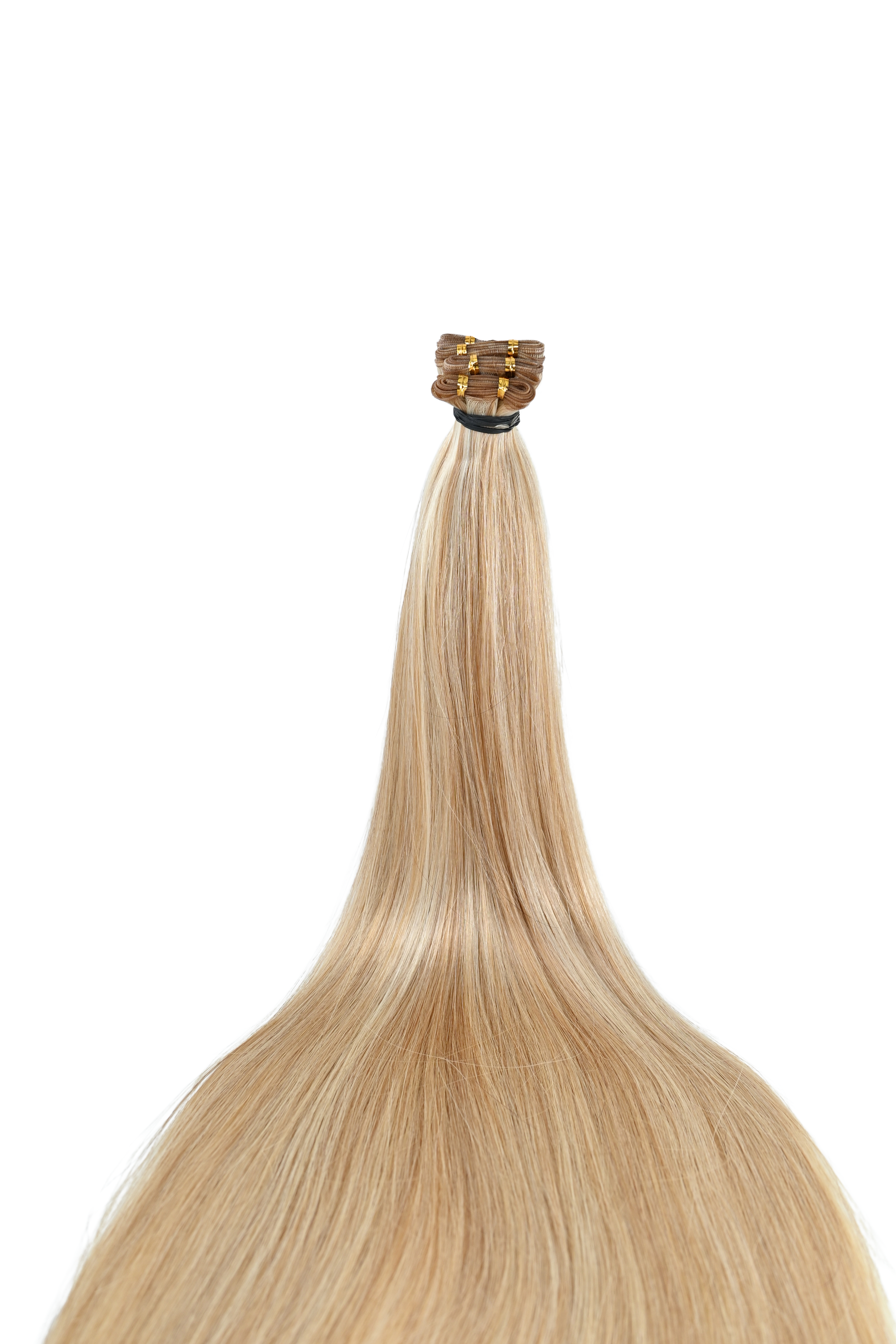 Genius Weft Hair Extensions – Beige Blonde Highlight Mix – 65cm/26 inch
