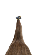 Tape in Double Hair Extensions | Light Ash Blonde Balayage| 65cm