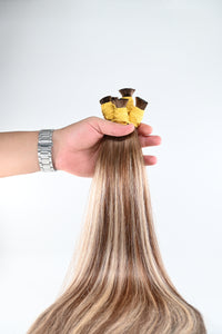 Double Drawn Hair - Highlighted Ombres Hair | 65 cm
