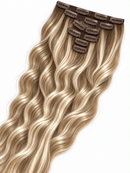 Clips Hair Extensions 65 cm Ash Blonde Piano Highlights (P8/8T/60)
