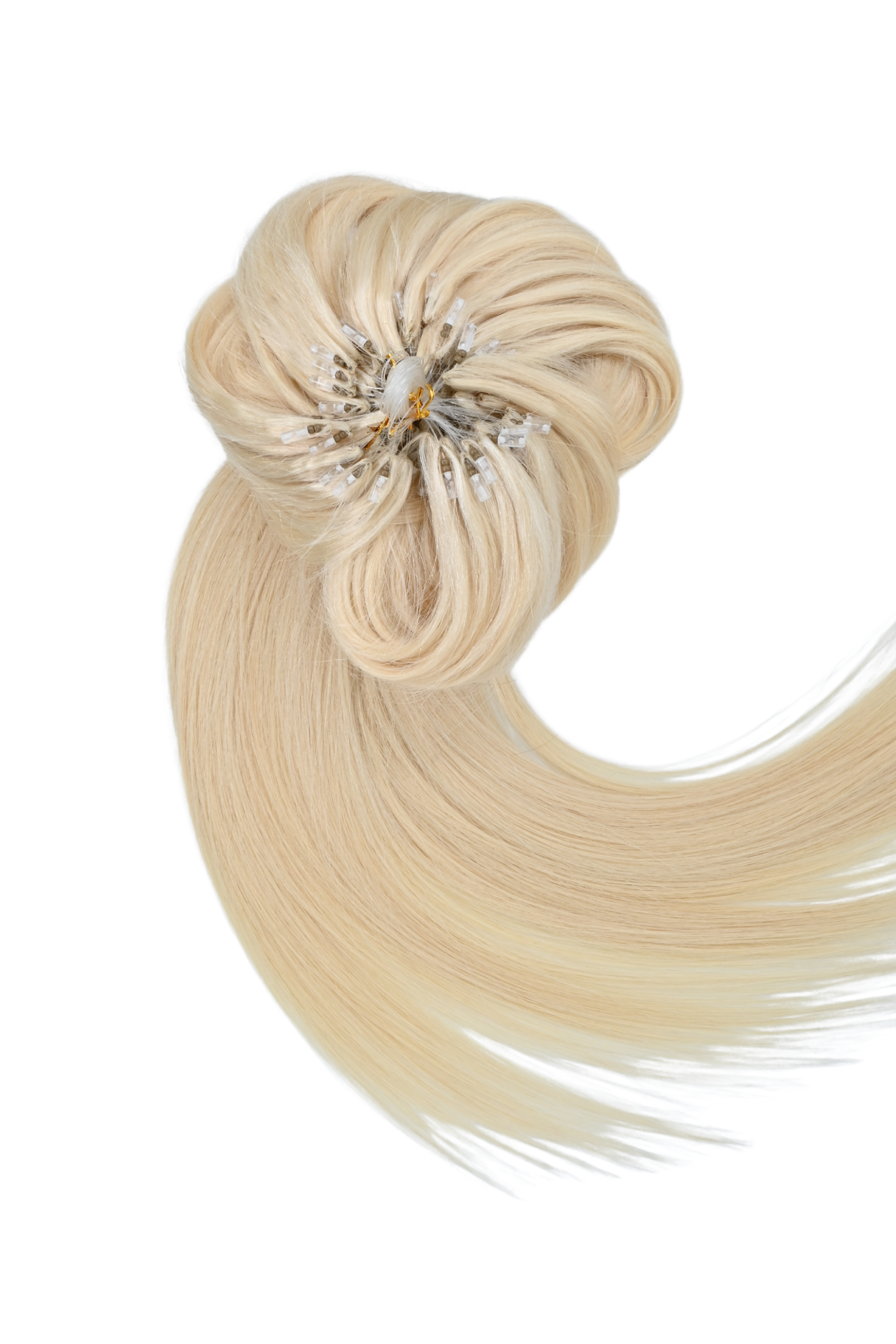 Ananas 6HD Hair Extensions - White Blonde | 65 cm
