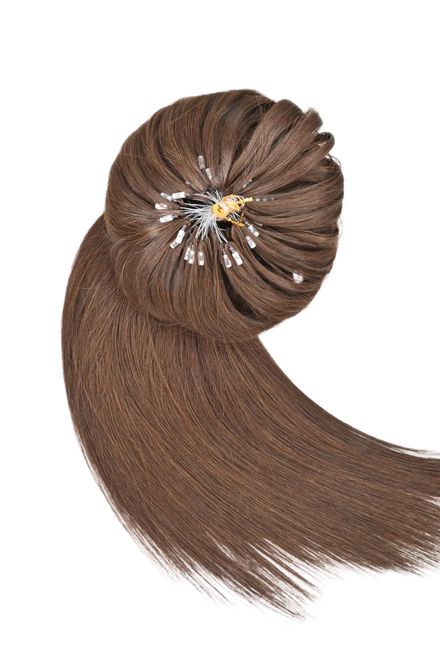Ananas 6HD Hair Extensions - Brown | 65 cm