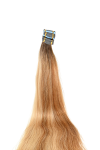 Invisible Tape-In Hair Extensions – Ombre Brown to Honey Blonde – 65 inch