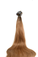 Invisible Tape-In Hair Extensions – Ombre Brown to Auburn Blonde – 65 inch