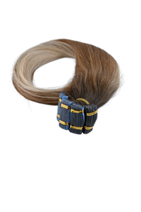 Invisible Tape-In Hair Extensions – Ombre Brown to Honey Blonde – 65 inch