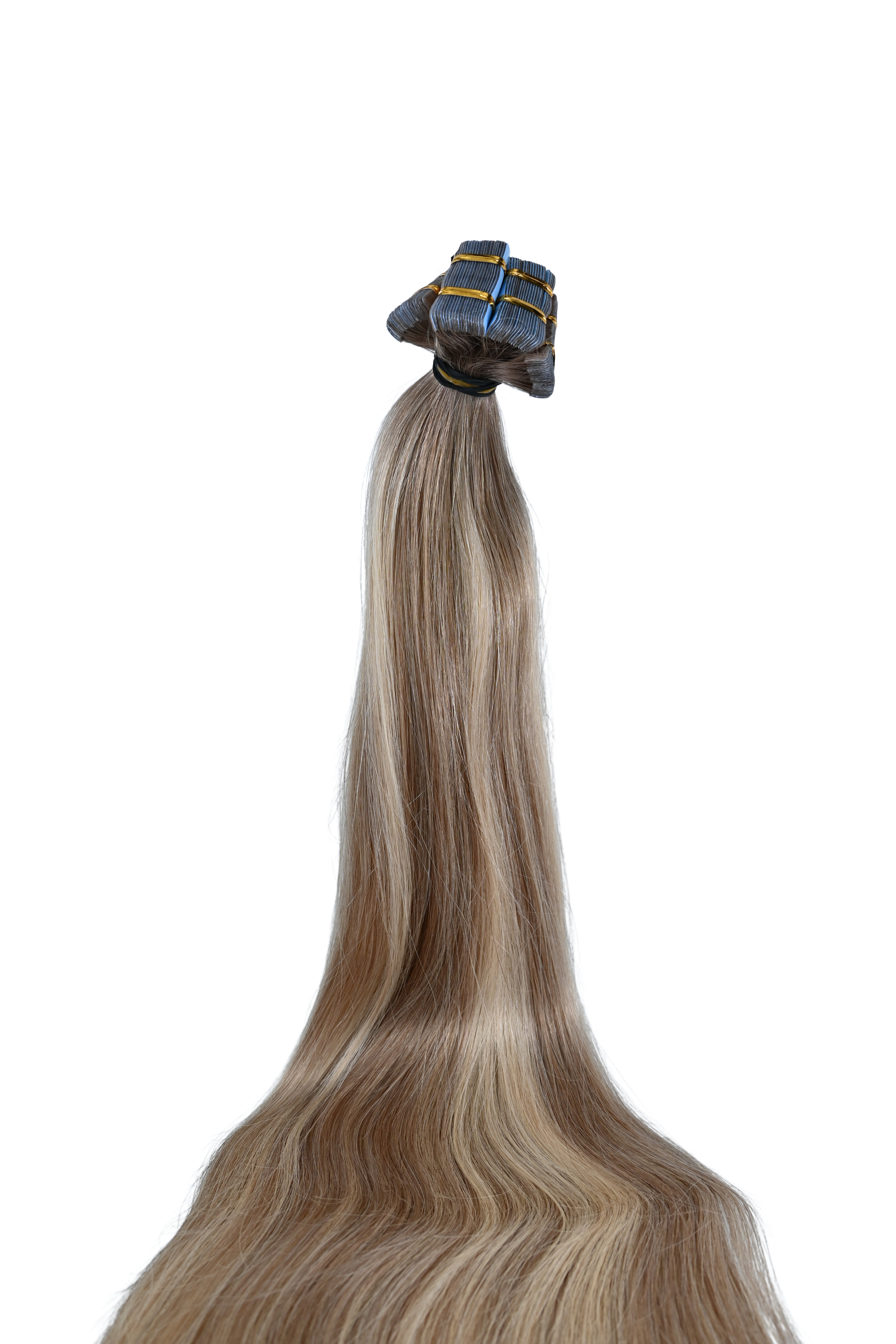Invisible Tape-In Hair Extensions – Balayage Blonde – 65 inch